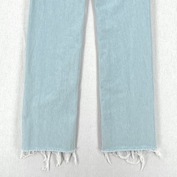 MVP WARDROBE High Rise Straight Leg Jeans 2 Light Wash MARIA VITTORIA PAOLILLO - Picture 10 of 16